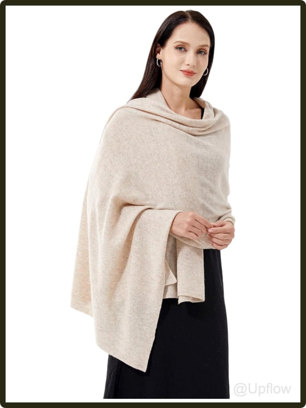 Women's 100% Cashmere Wrap Scarf Oversized Shawl Travel Pashmina Large Soft Gift